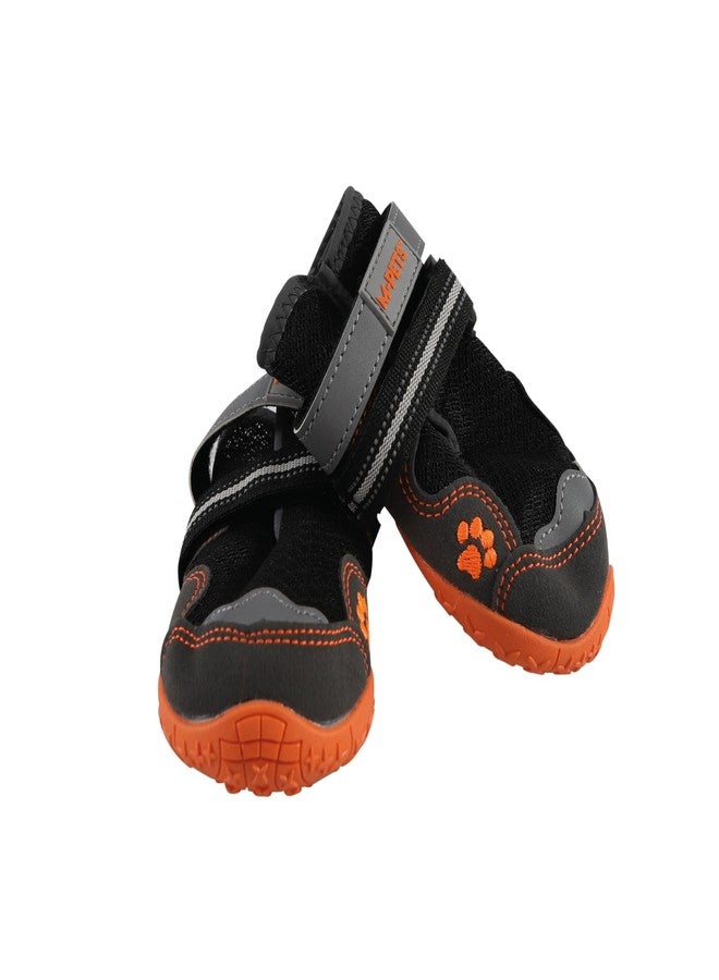 M-PETS Hiking Dog Shoes, Anti-Slip Dog Boots for Rains, Snow, Cold, Hot & Rough Surfaces, Adjustable, Lightweight, Durable Dog Footwear for Indoor & Outdoor Activities, Size: 6.8x5.5cm, Medium - Image 1